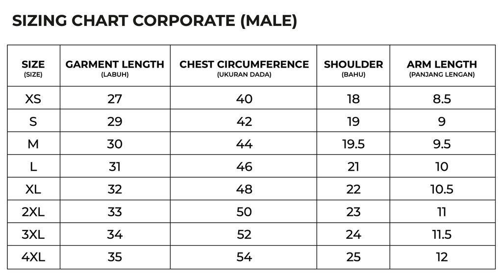 ATUR Corporate Shirt — 2025 Student Edition (Male)